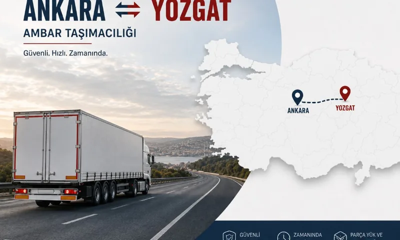 Ankara çıkışlı Yozgat ambar hattı görsel kartı: Ankara Yozgat Ambar